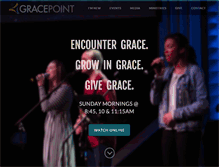 Tablet Screenshot of gracepointwesleyan.org